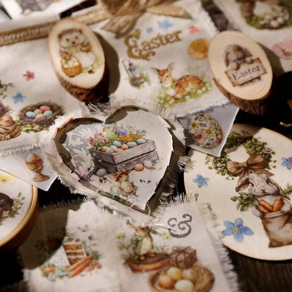 Easter Spring Rub-on Stickers