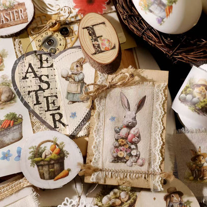 Easter Spring Rub-on Stickers