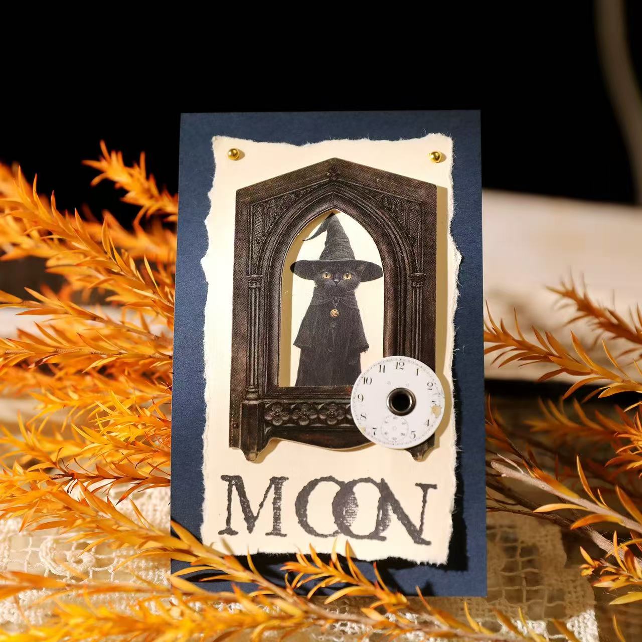 Whimsical Halloween Rub-On Stickers