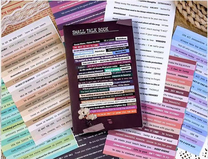 Small Talk Text Sticker Book