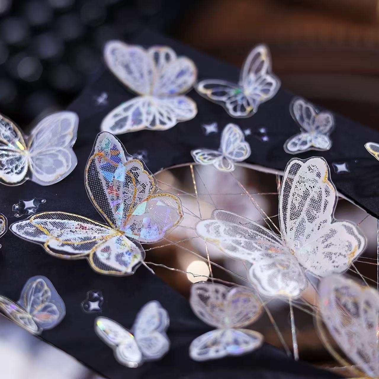 4.5cm*100cm Butterfly Chasing Light Tape