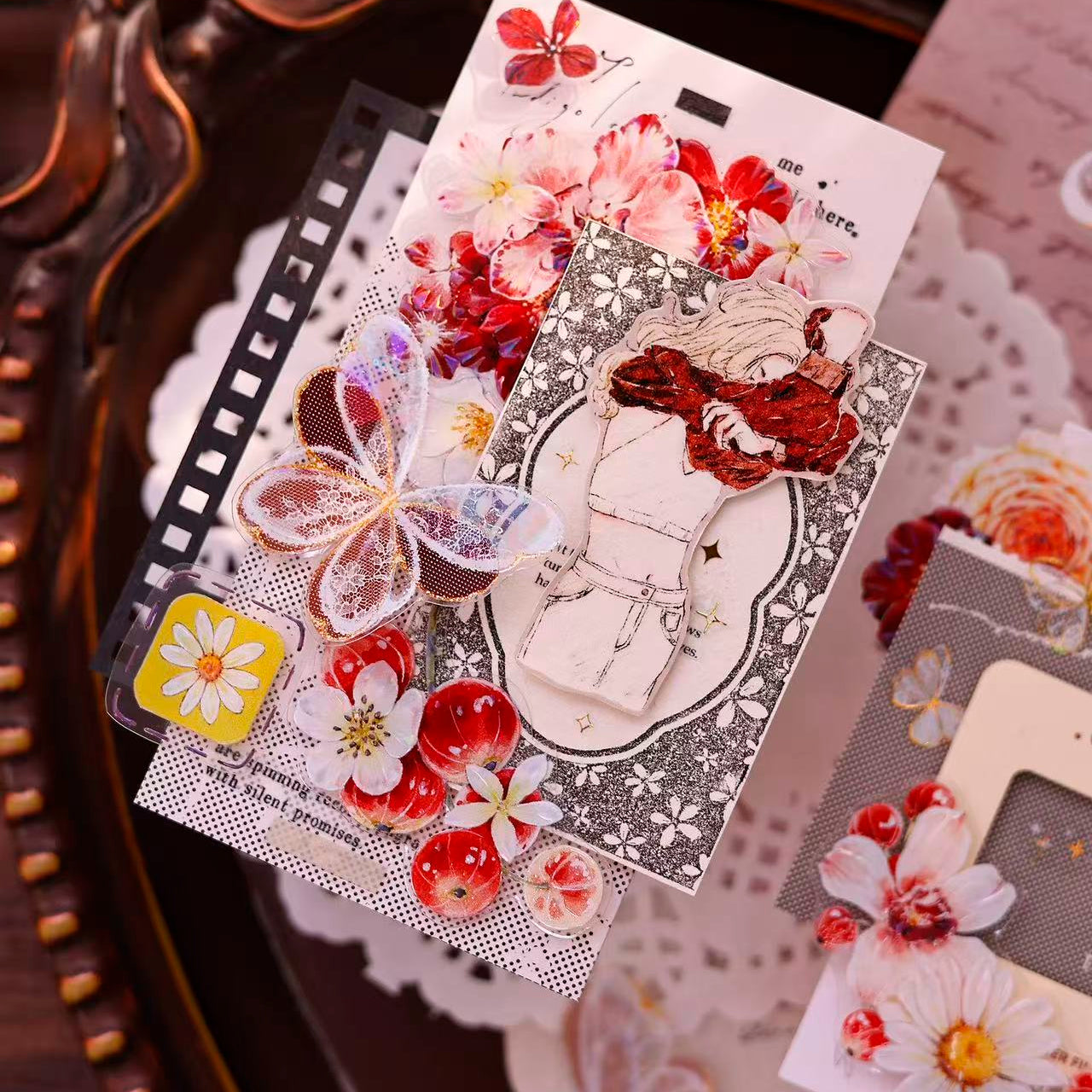 4.5cm*100cm Butterfly Chasing Light Tape