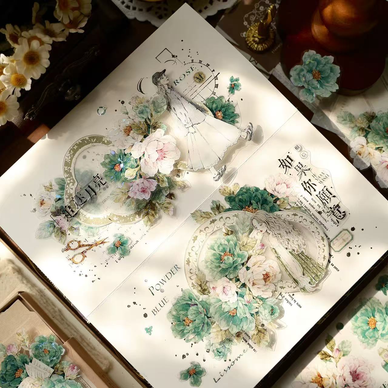 5.5cm*100cm Elegant Floral Tape