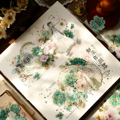 5.5cm*100cm Elegant Floral Tape