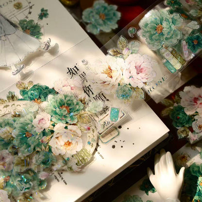 5.5cm*100cm Elegant Floral Tape