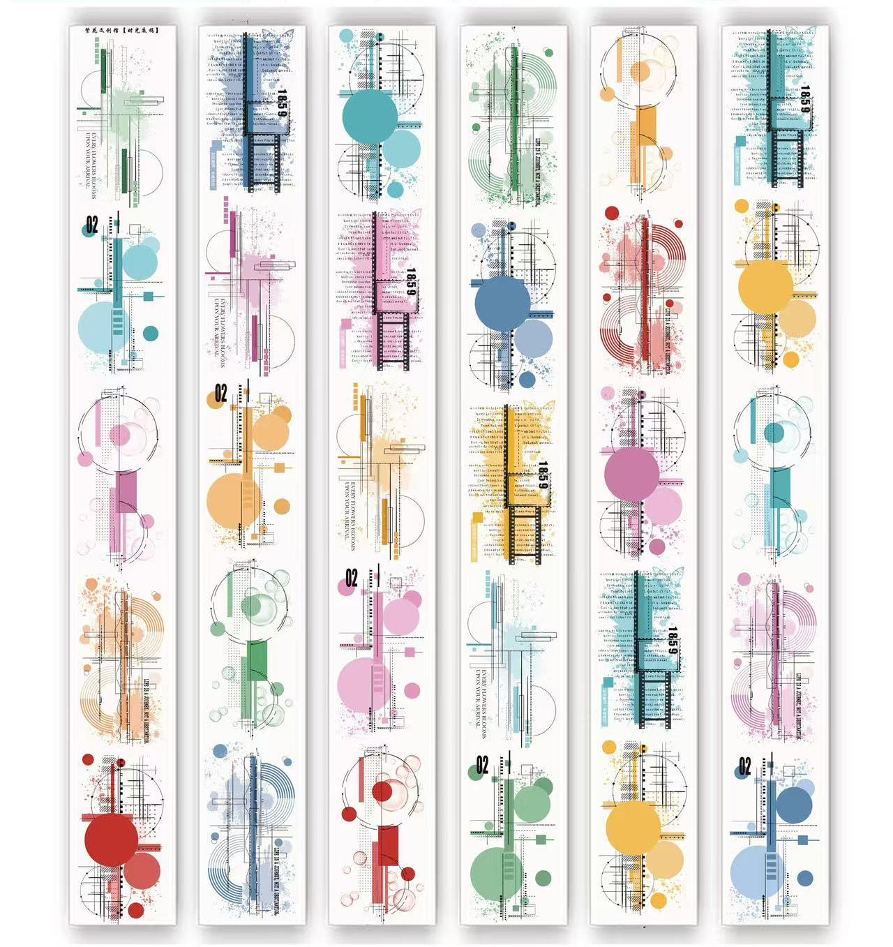 10cm*500cm Time Draft Tape