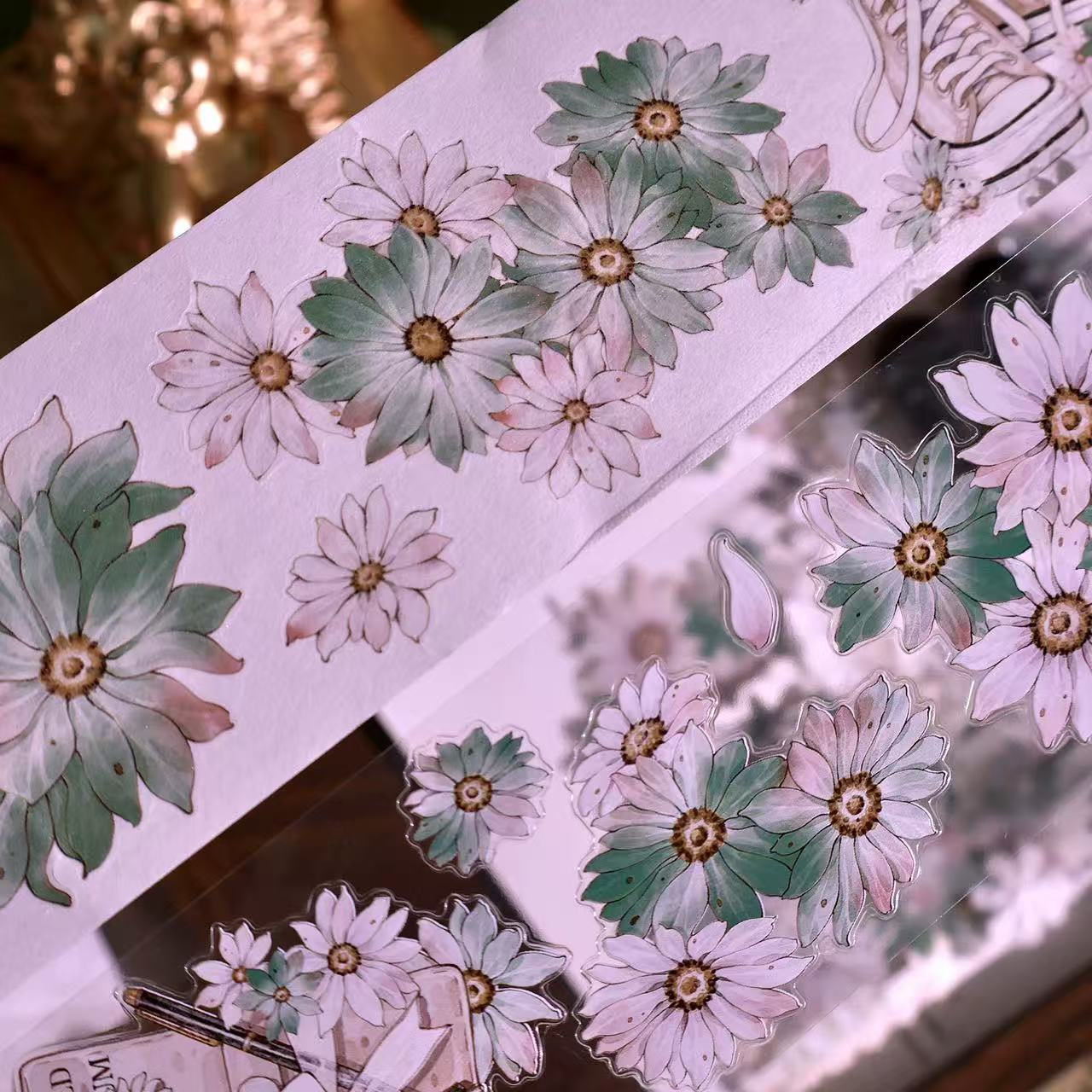 5.5cm*100cm Wild Chrysanthemum Tape