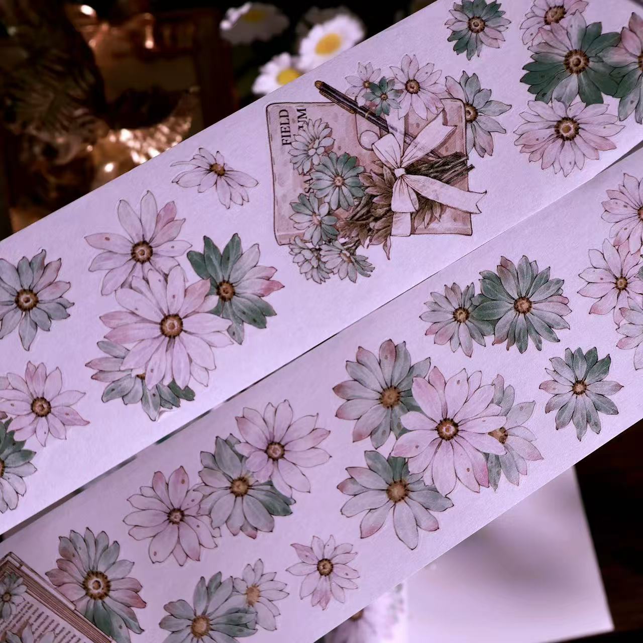 5.5cm*100cm Wild Chrysanthemum Tape