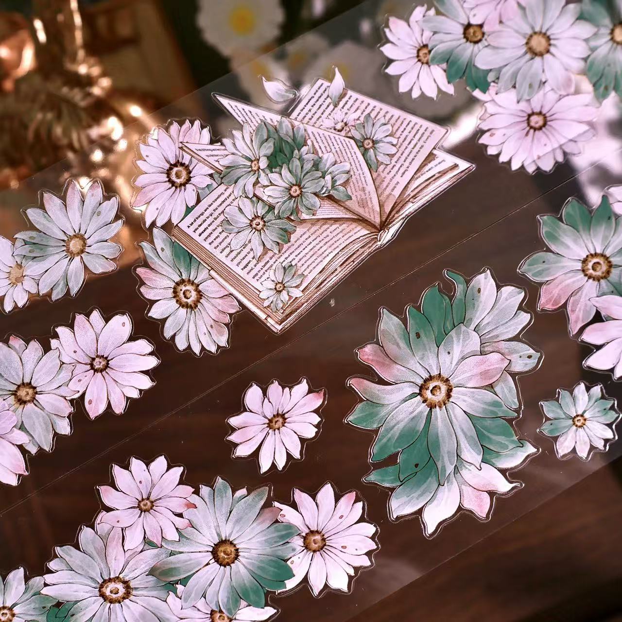 5.5cm*100cm Wild Chrysanthemum Tape
