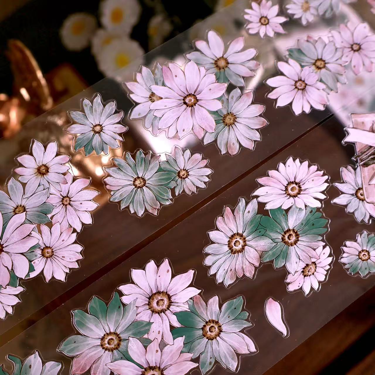 5.5cm*100cm Wild Chrysanthemum Tape