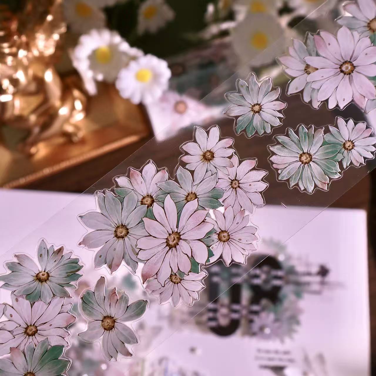 5.5cm*100cm Wild Chrysanthemum Tape