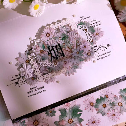 5.5cm*100cm Wild Chrysanthemum Tape