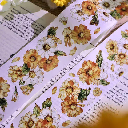 5cm*100cm Wild Yellow Chrysanthemum Tape