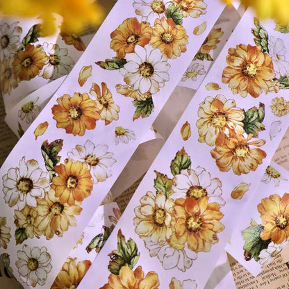 5cm*100cm Wild Yellow Chrysanthemum Tape