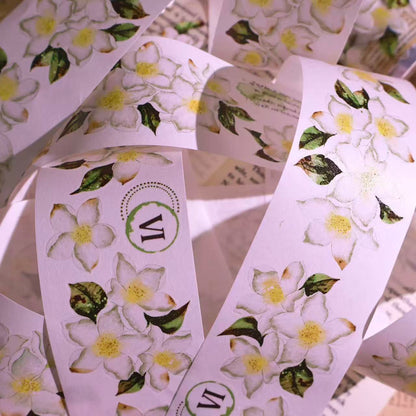 5cm*100cm Vintage White Floral Tape