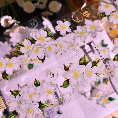 5cm*100cm Vintage White Floral Tape