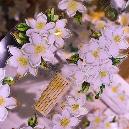 5cm*100cm Vintage White Floral Tape