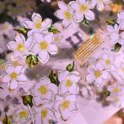 5cm*100cm Vintage White Floral Tape
