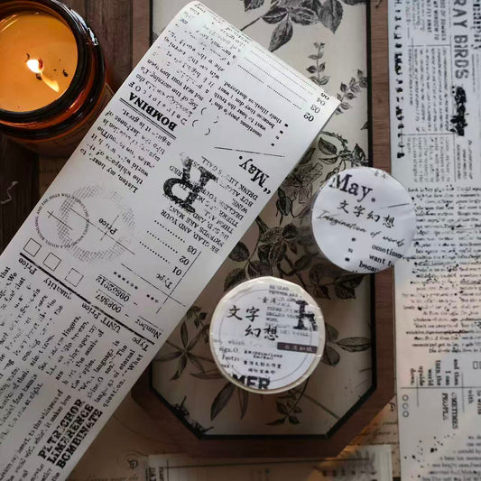 8cm*100cm Text Fantasy Tape