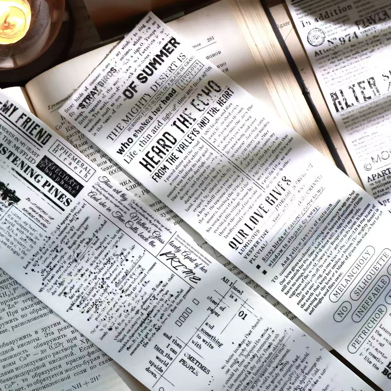 8cm*100cm Text Fantasy Tape