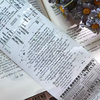 8cm*100cm Text Fantasy Tape