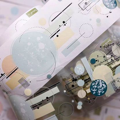 7.5cm*300cm Colorful Circle Tape