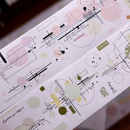 7.5cm*300cm Colorful Circle Tape