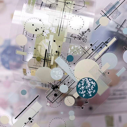 7.5cm*300cm Colorful Circle Tape