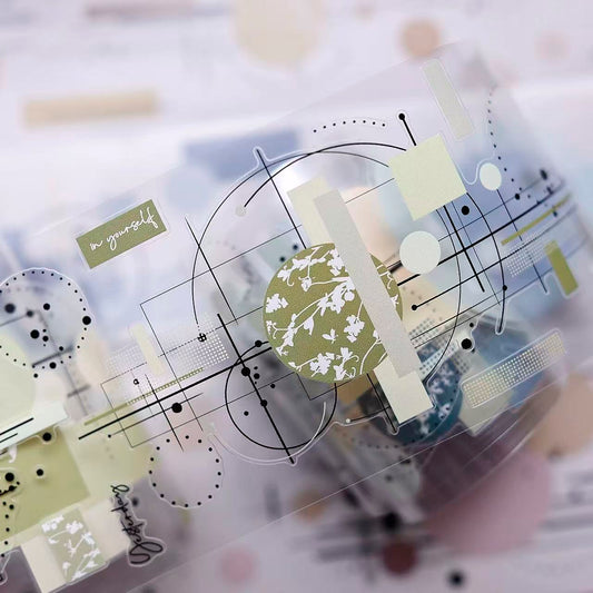 7.5cm*300cm Colorful Circle Tape