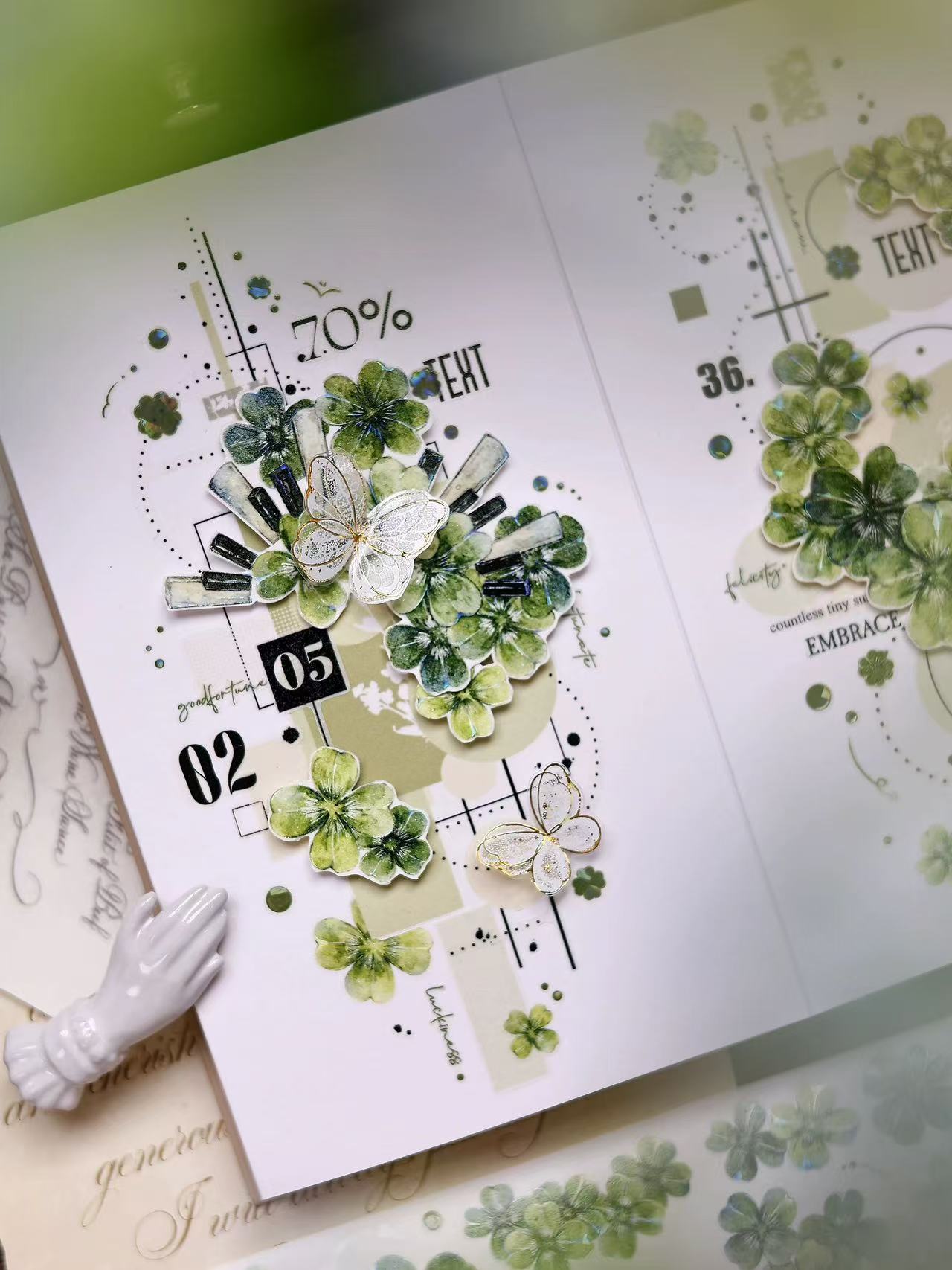 7.5cm*300cm Colorful Circle Tape