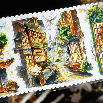 7.5cm*100cm Eternal Night Magic City Tape