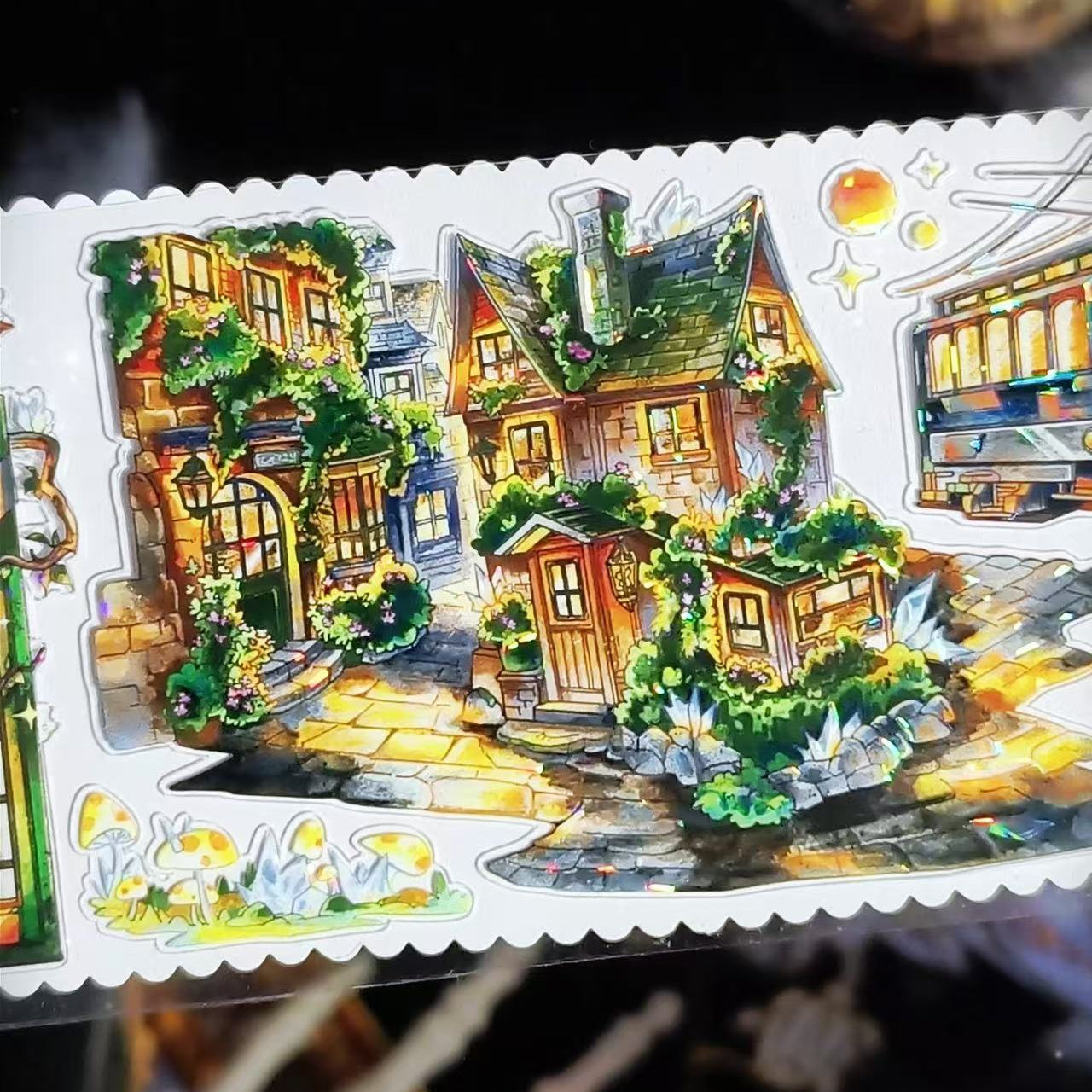 7.5cm*100cm Eternal Night Magic City Tape