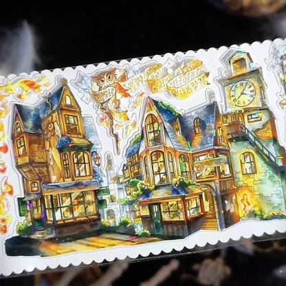 7.5cm*100cm Eternal Night Magic City Tape