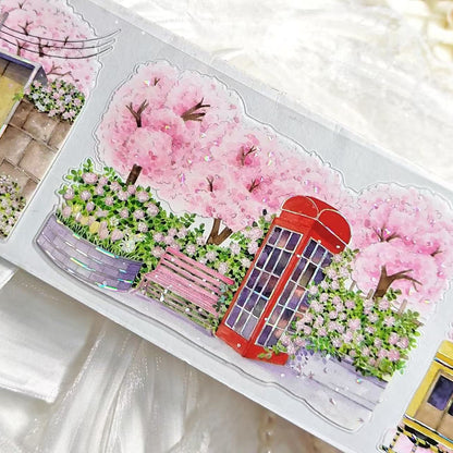 7cm*100cm Sunny Sakura Path Tape