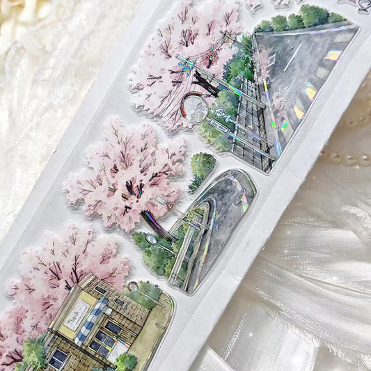 6cm*100cm Cherry Blossom Alley Tape