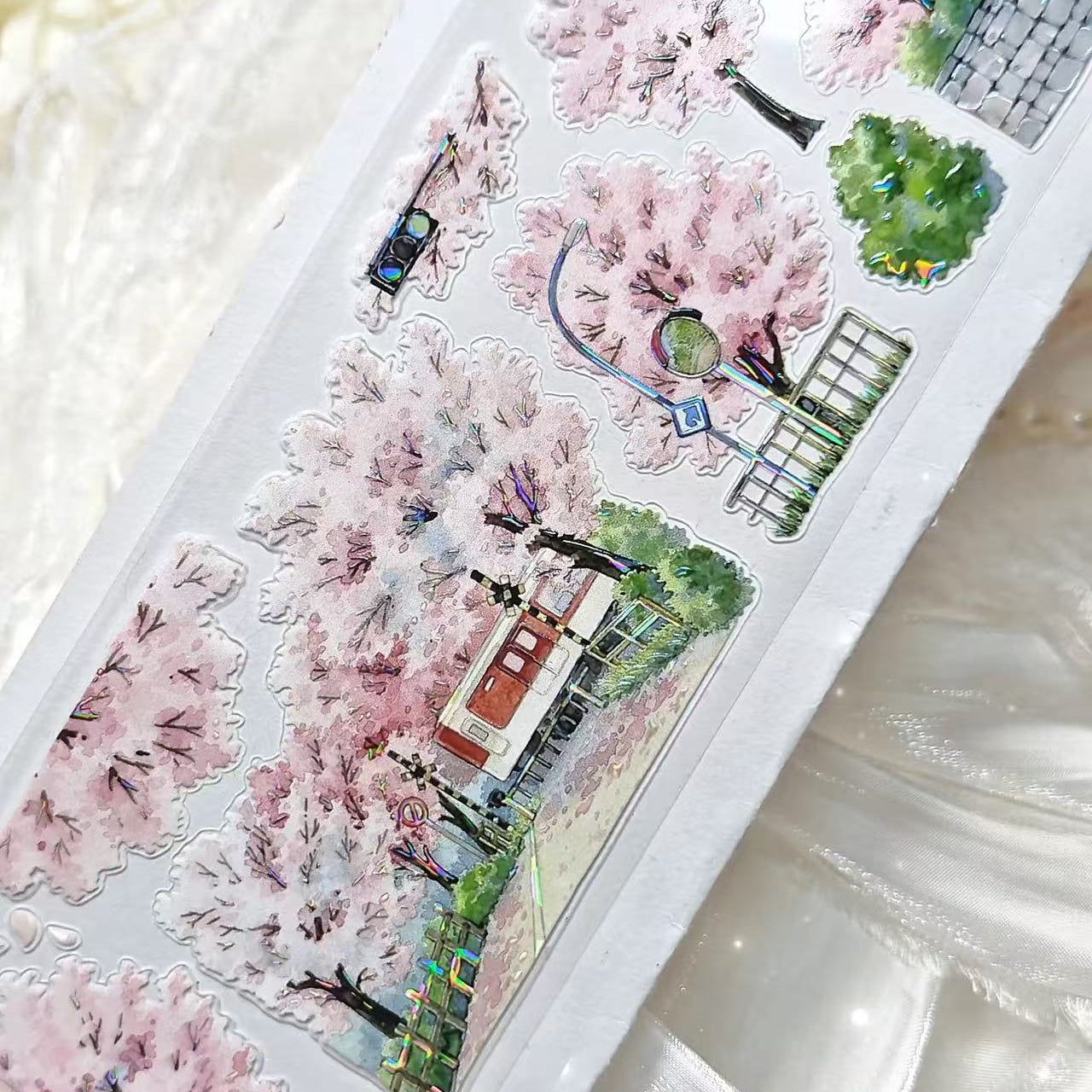 6cm*100cm Cherry Blossom Alley Tape
