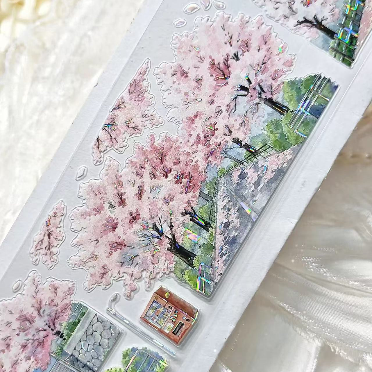 6cm*100cm Cherry Blossom Alley Tape