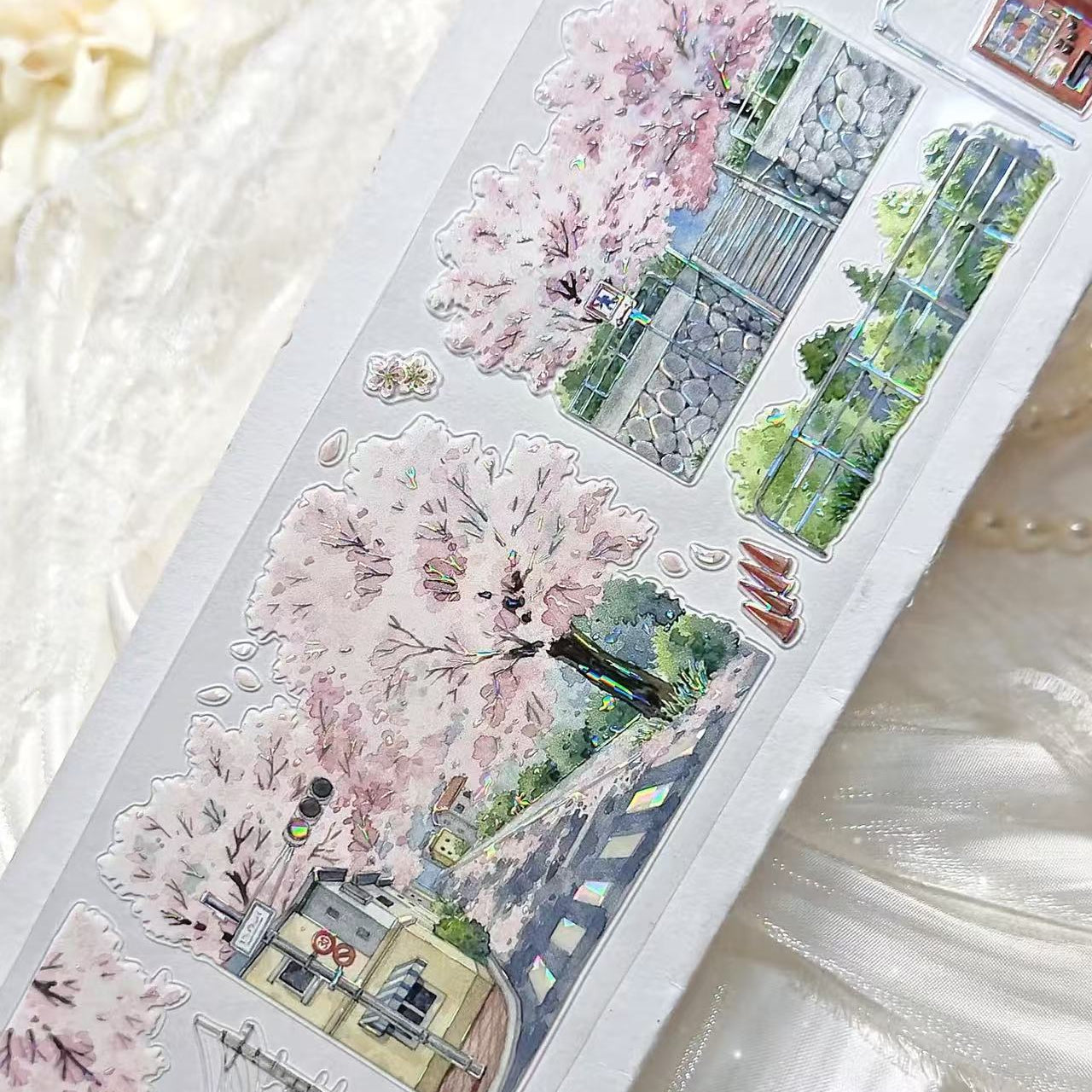 6cm*100cm Cherry Blossom Alley Tape