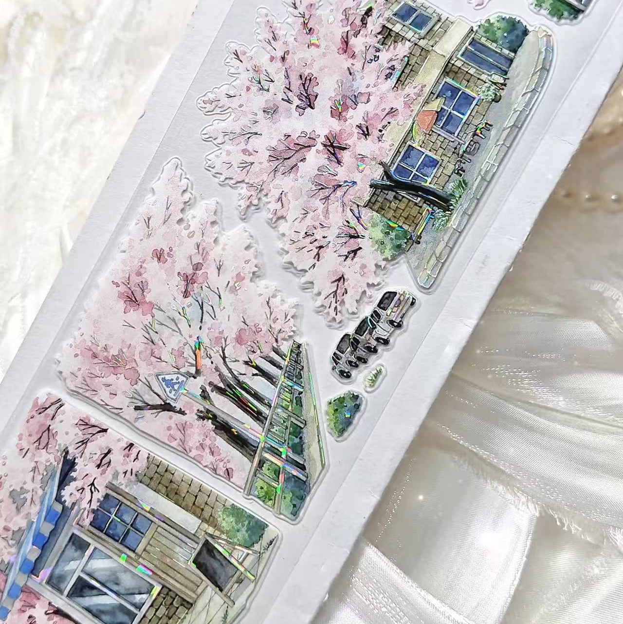 6cm*100cm Cherry Blossom Alley Tape