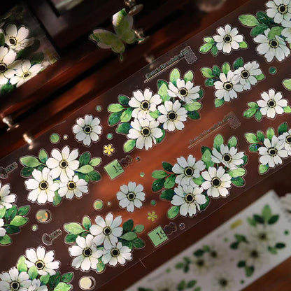 5.5cm*100cm Spring Meadow Green Note Tape