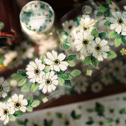 5.5cm*100cm Spring Meadow Green Note Tape