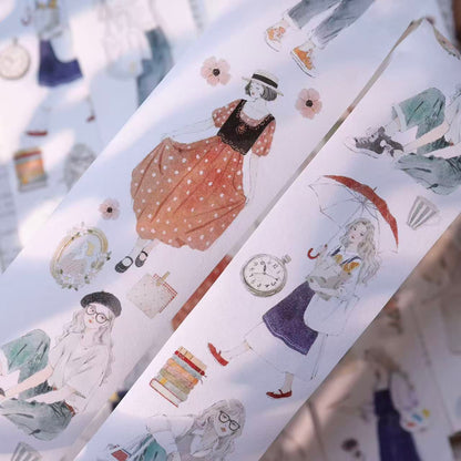 5.5cm*100cm Girl’s Letter Tape
