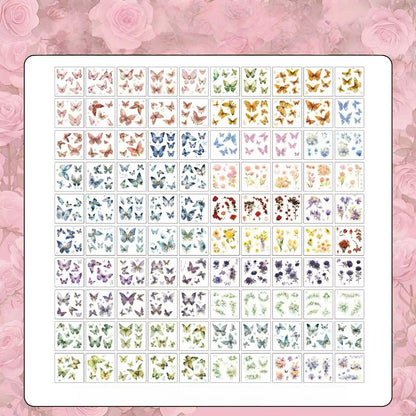 Pre-cut Butterfly Haven Stickers