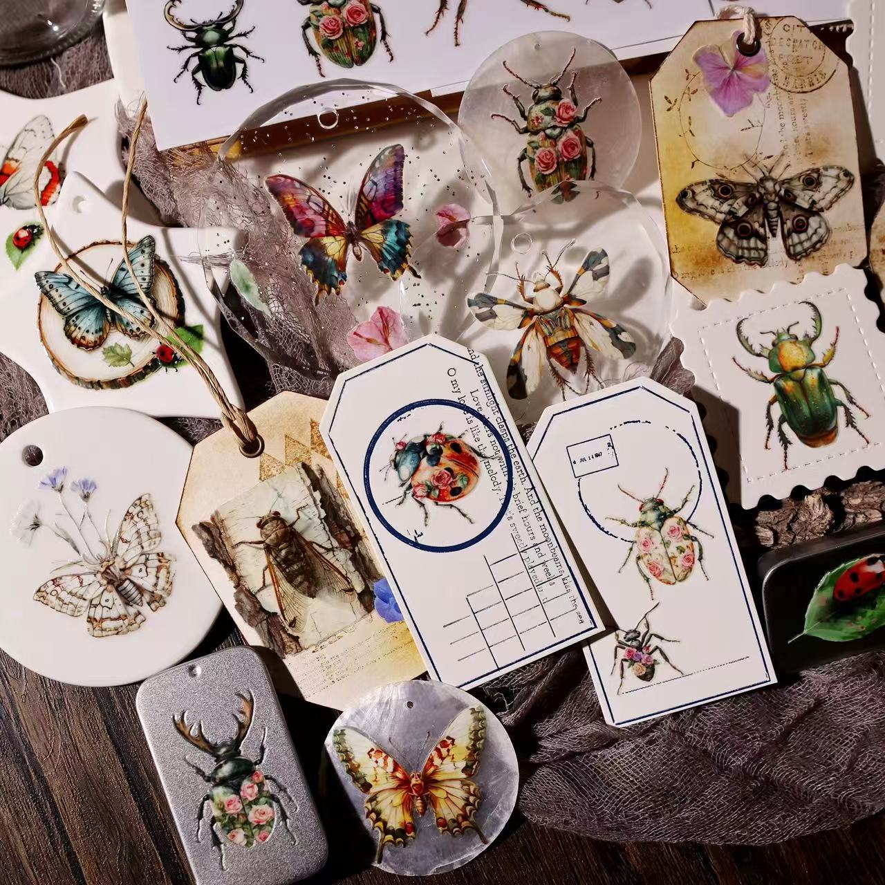 Butterfly Insect Transfer Stickers