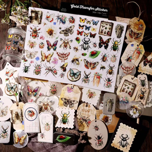 Butterfly Insect Transfer Stickers