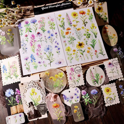 Wildflower Transfer Stickers