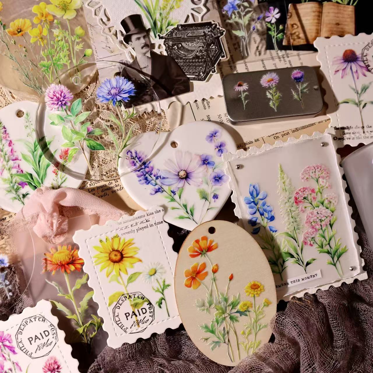 Wildflower Transfer Stickers
