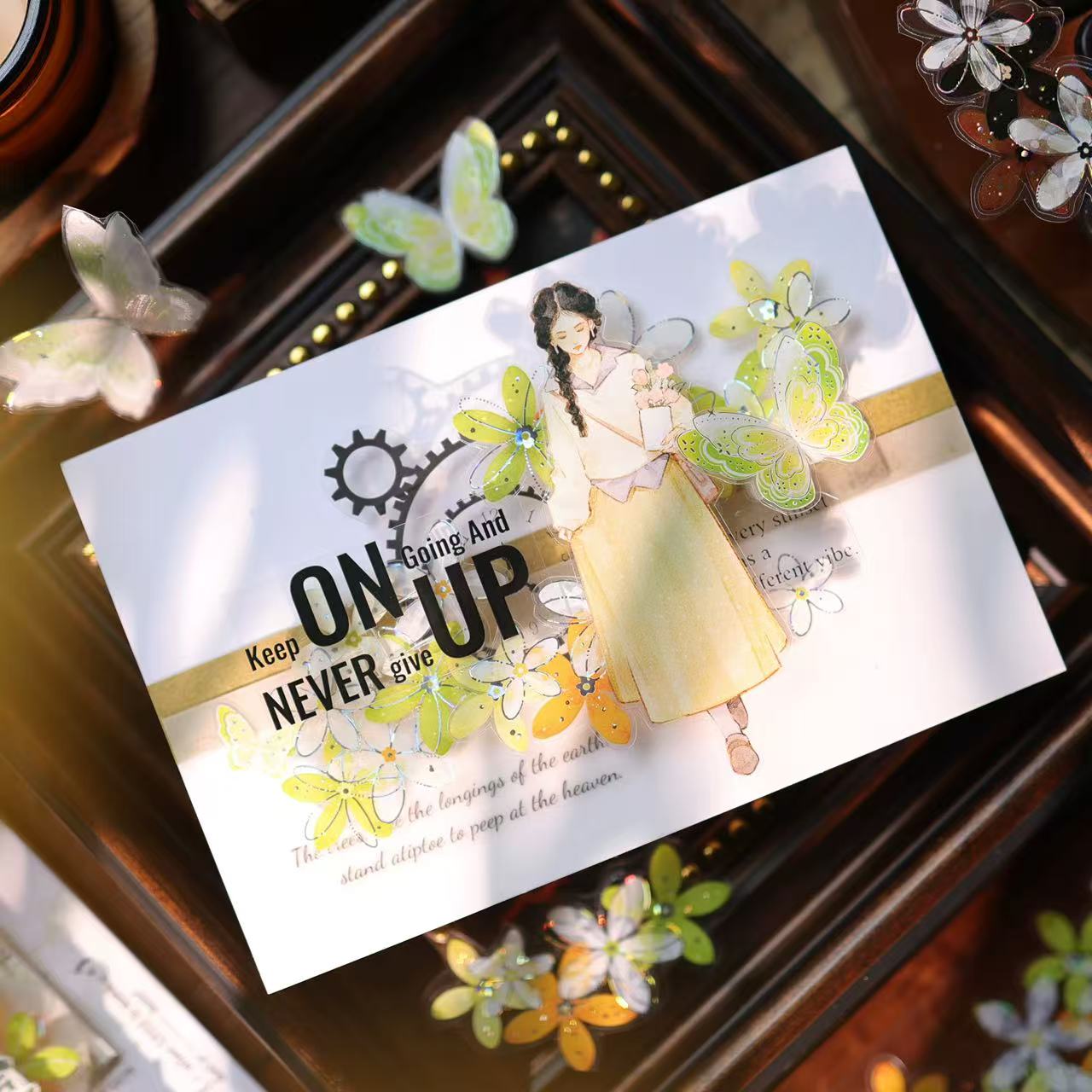 5.5cm*100cm Cicada Dream Butterfly Tape