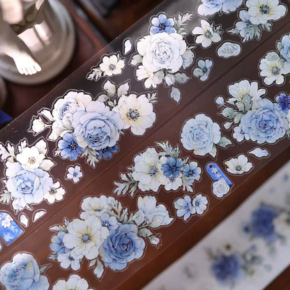 5.5cm*100cm Blue-Green Floral Tape