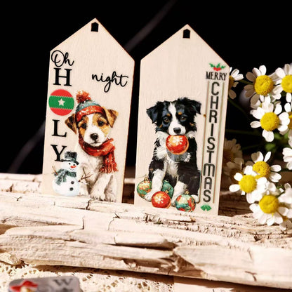 Christmas Text Transfer Stickers